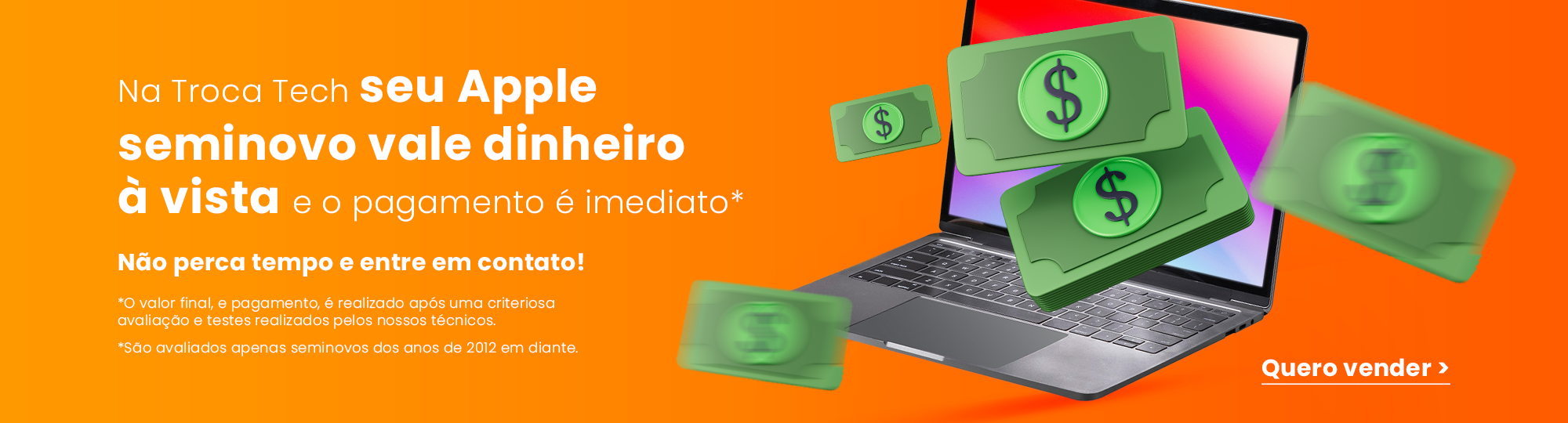 Comprar MacBook, iPhone, iPad usados, com qualidade e garantia é na Troca Tech. Compre agora e economize nos melhores modelos de Produtos Apple usados do mercado.